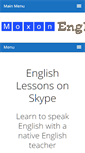 Mobile Screenshot of moxonenglish.com